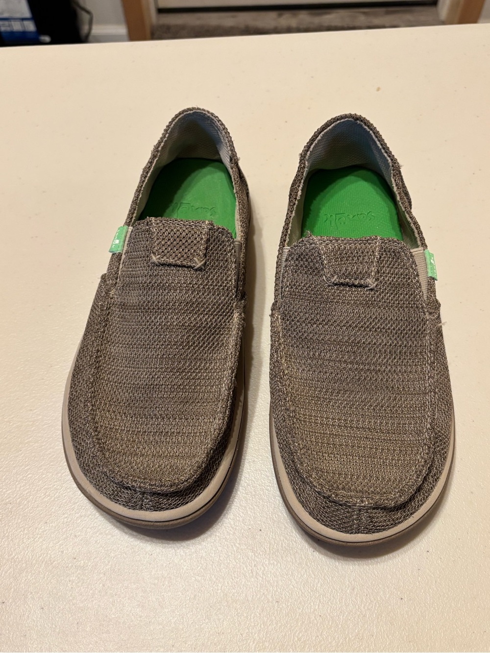 Sanuk Casual Slip-On Men’s Shoes in Brown 7